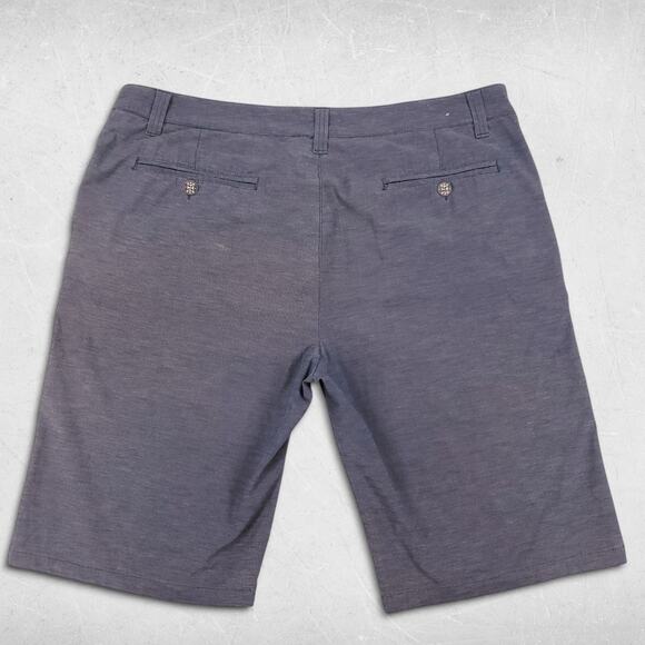 BKE Hybrid Oliver Bermuda Shorts Mens 38/23 Navy Standard Fit Lightweight Pocket - Picture 2 of 12
